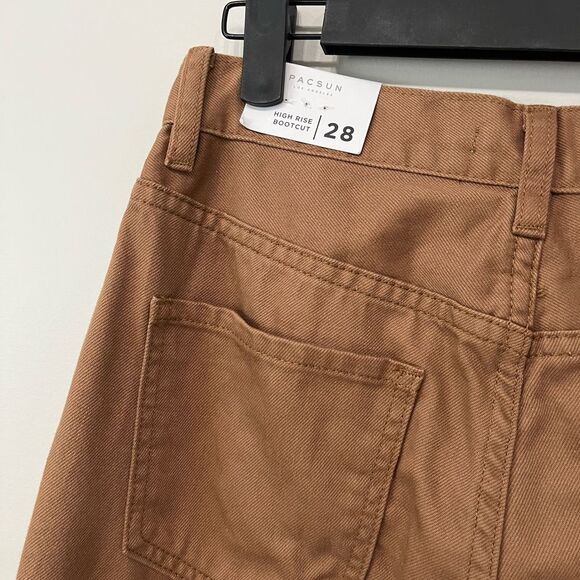 PacSun Brown High Waisted Bootcut Jeans Size 28 - Picture 10 of 16